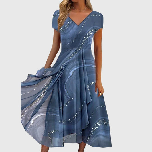 Aubrielle™ | Fließendes Midi-Kleid