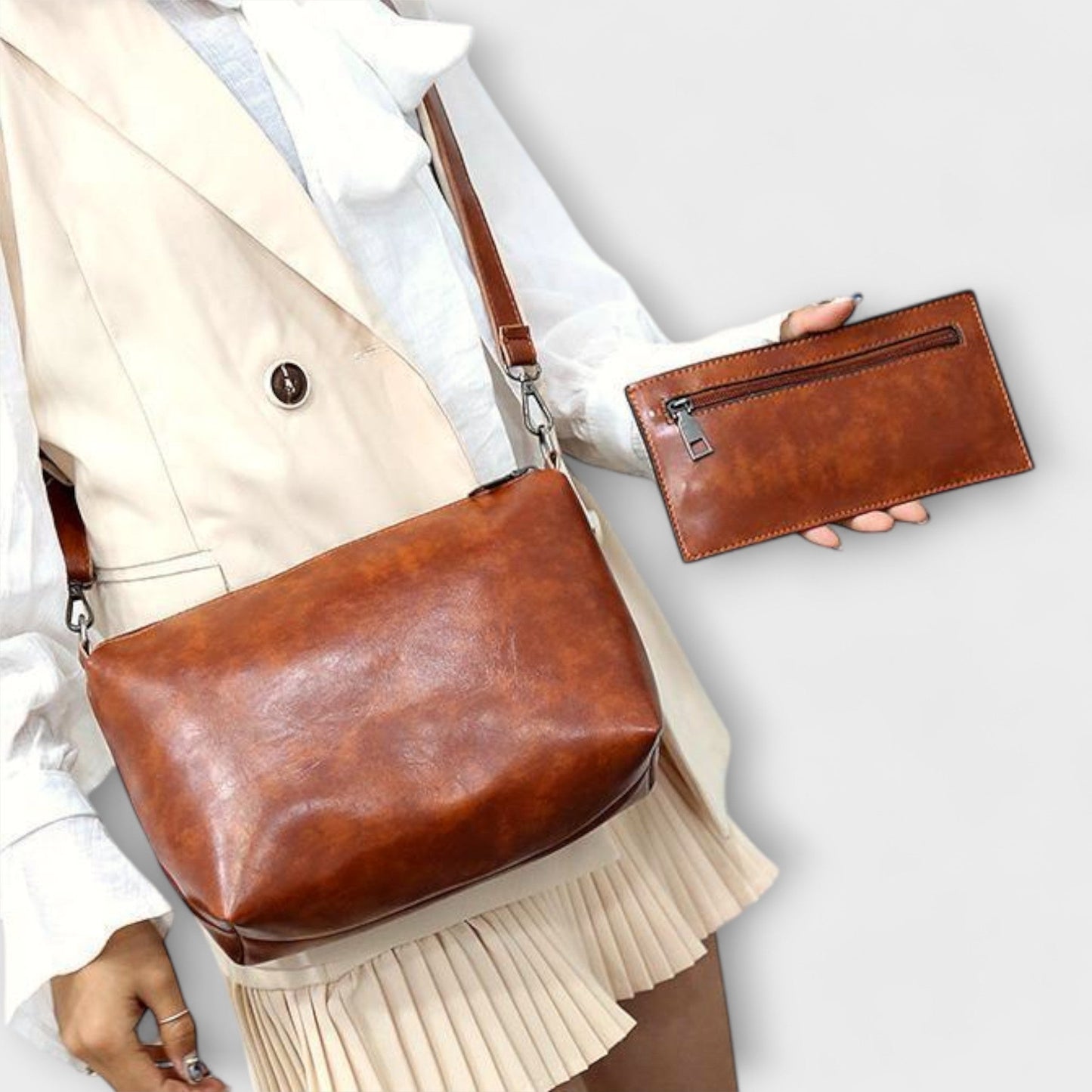 Olivia - 4-teiliges Vintage-Taschen-Set