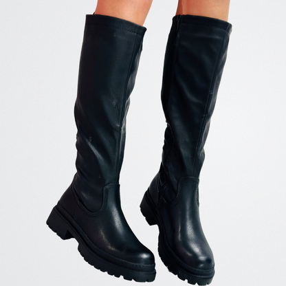Amelia - Schwarze Winterstiefel