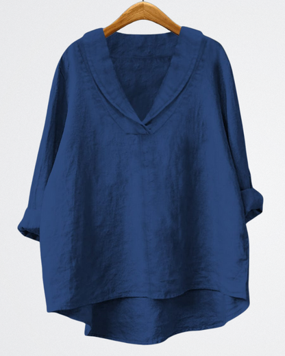 Brynn - Warmes Leinen-Overshirt