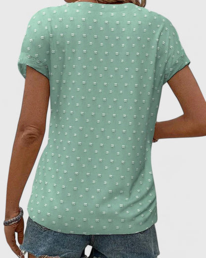 Miles | Bequemes V-Ausschnitt-Shirt