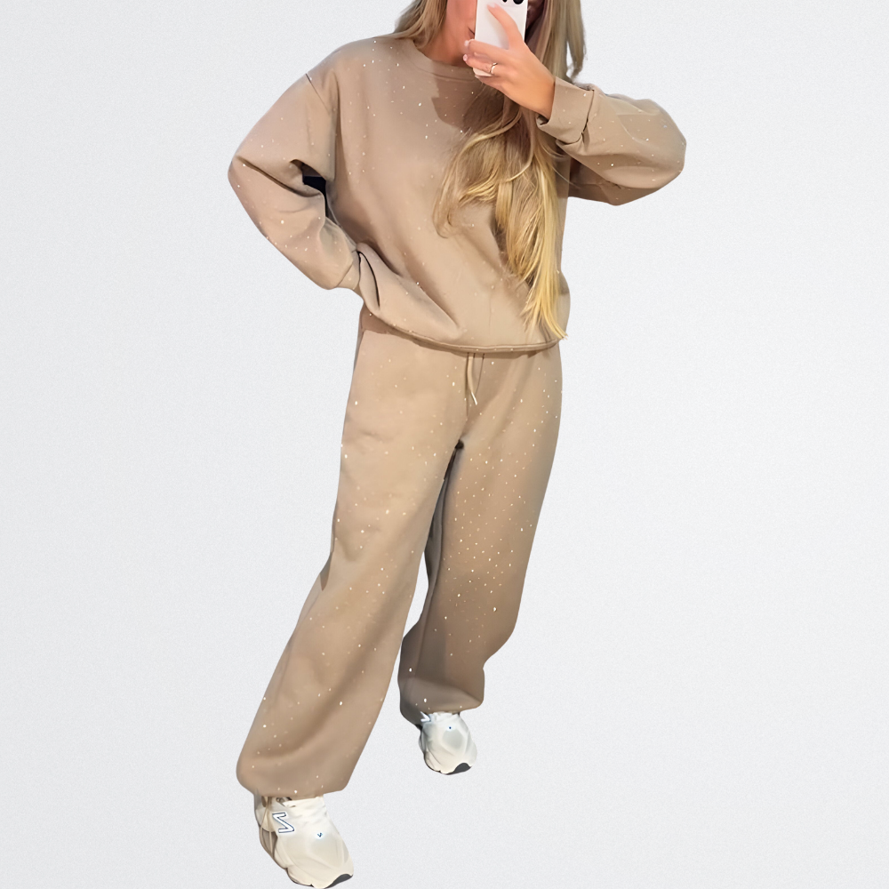 Celina - Glitzer-Loungewear Set