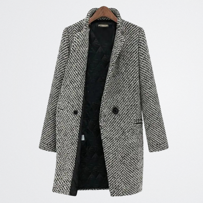 Adira - Stadt-Chic Tweed Mantel