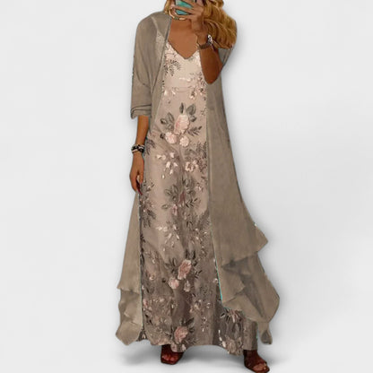 Bryleigh | Elegantes Maxi-Kleid Zweiteiliges Set