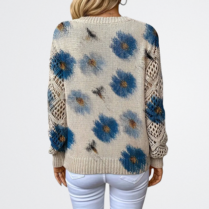 Solara - Wildblumen Strickpullover