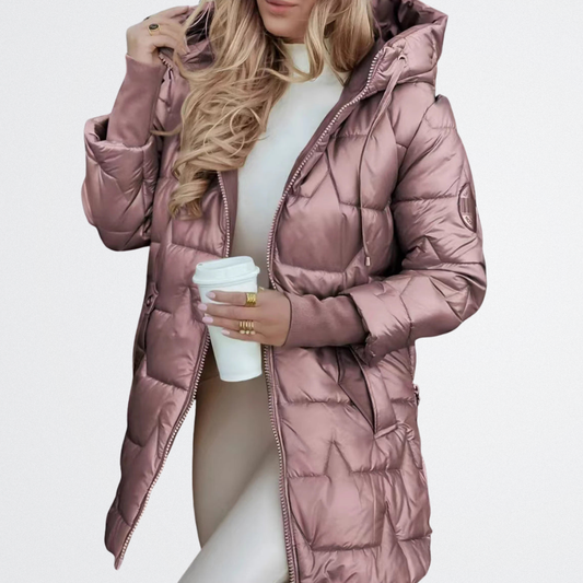Zariah - Glänzender Winter-Puffer