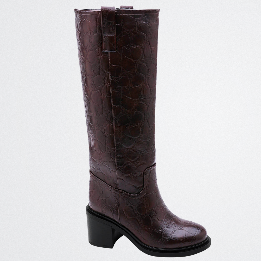 Juliet – Eleganter Stiefel mit Blockabsatz