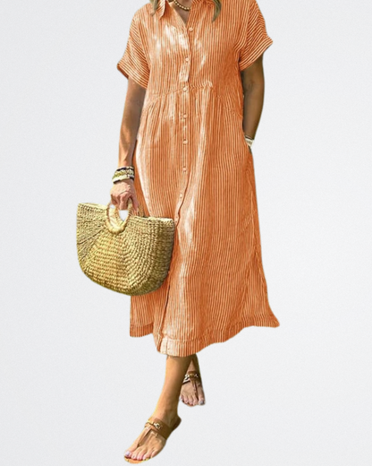 Mara Strand Midi Kleid