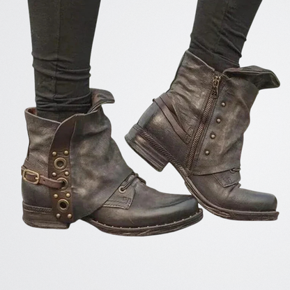 Mayzheen - Vintage Faltstiefel