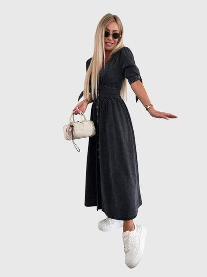 Sophia™ | Elegantes Denim-Kleid