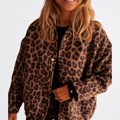 Brielle - Gemütliche Leopardenjacke