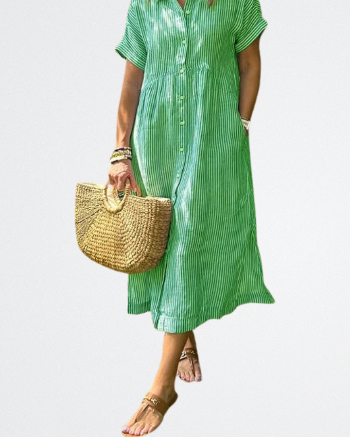 Mara Strand Midi Kleid