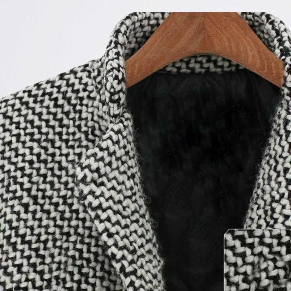 Adira - Stadt-Chic Tweed Mantel