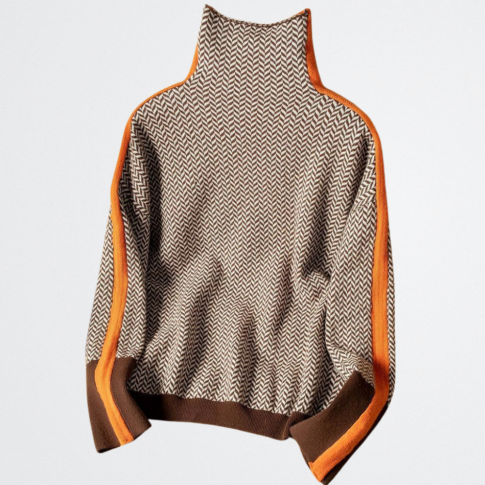 Carmeline - Strukturierter Strickpullover