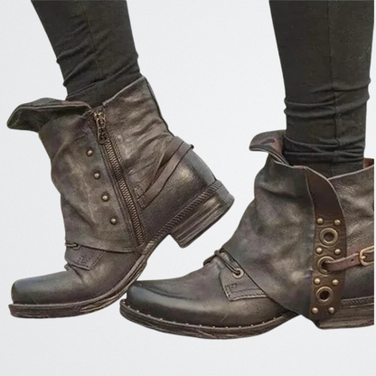 Mayzheen - Vintage Faltstiefel