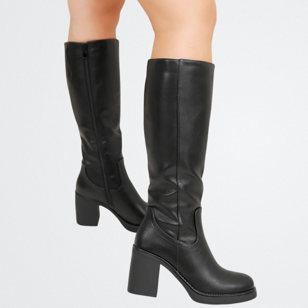 Giselle - Mid-Heel Luxe Stiefel
