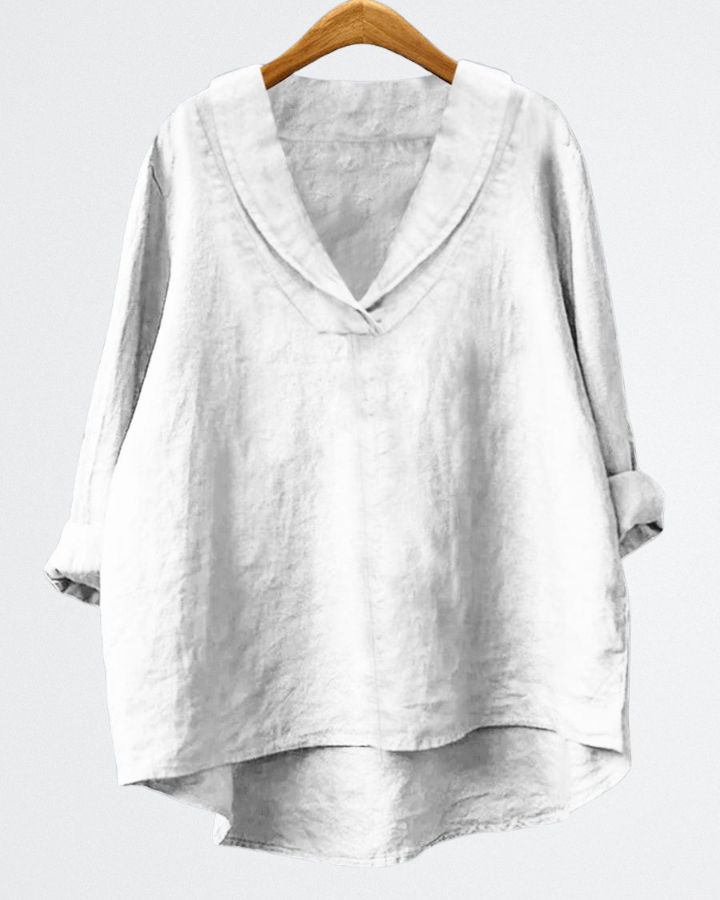 Brynn - Warmes Leinen-Overshirt