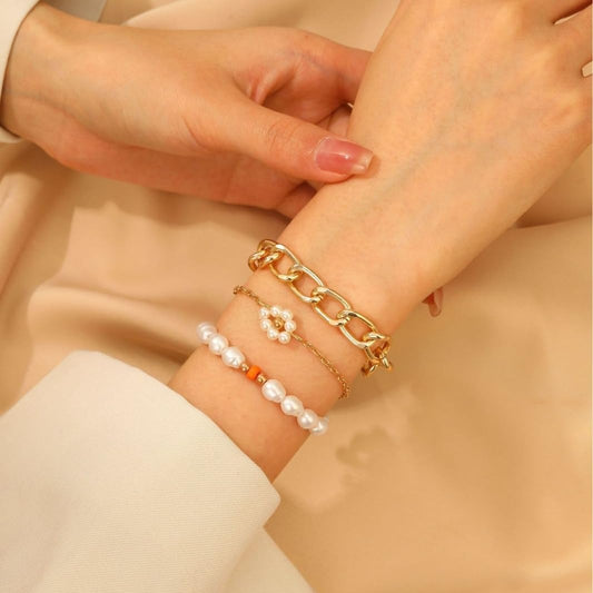 Daisy - Perlenarmband-Set