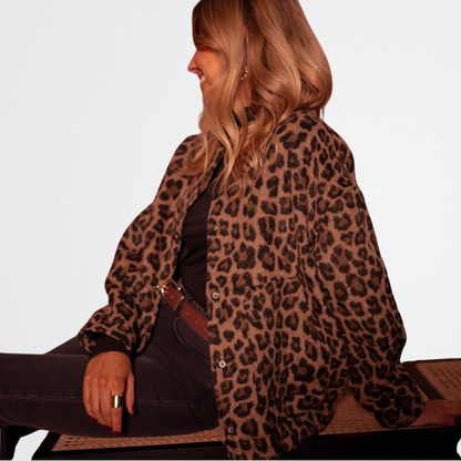 Brielle - Gemütliche Leopardenjacke