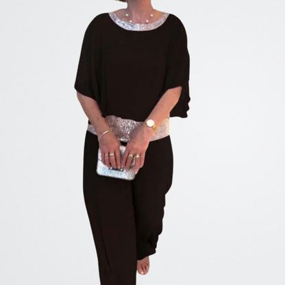 Lorelei - Luxuriöser Pailletten-Jumpsuit