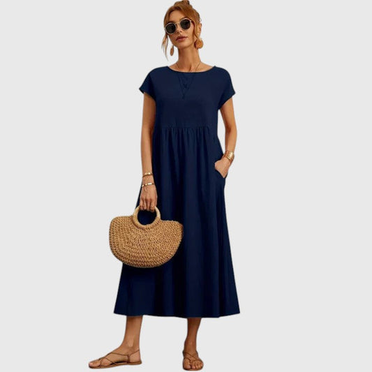 Fenella | Bequemes Midi-Kleid