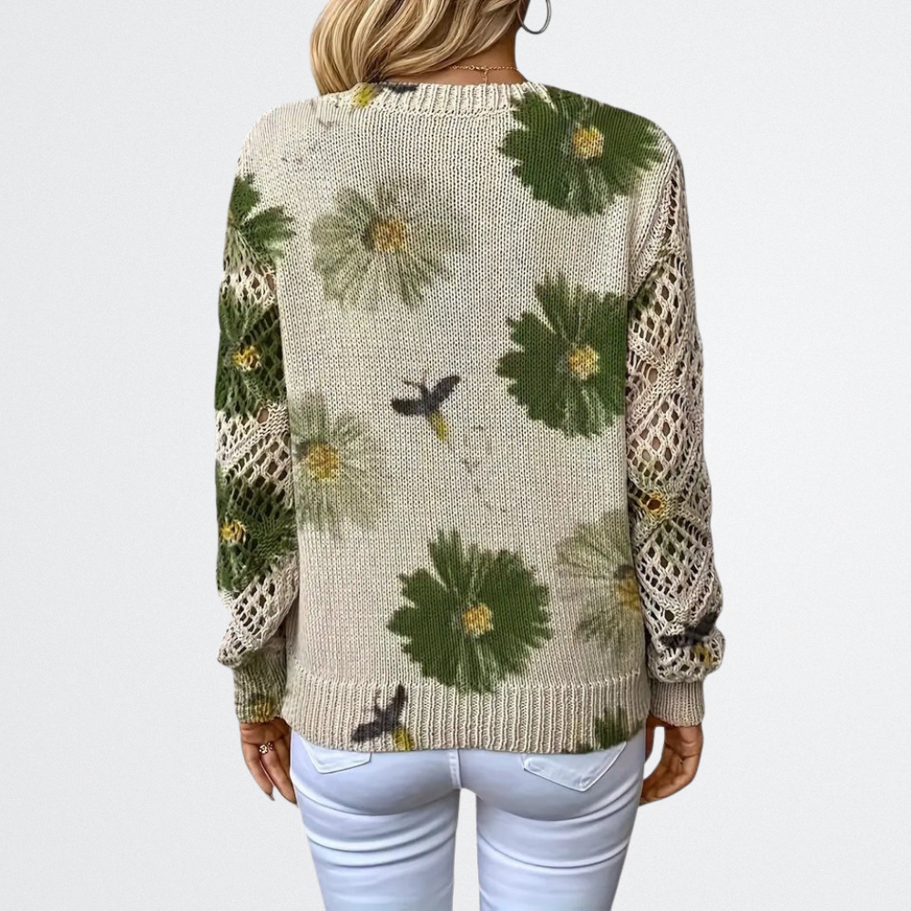 Solara - Wildblumen Strickpullover
