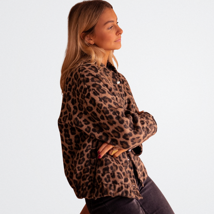 Brielle - Gemütliche Leopardenjacke