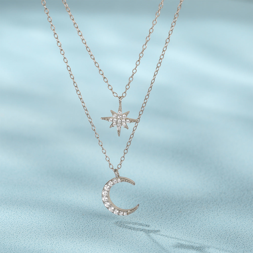 Symons - Star and Moon Pendant Necklace