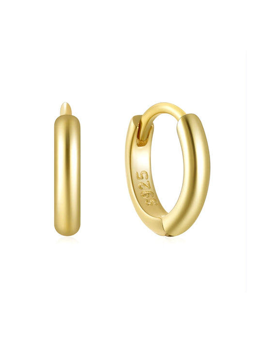 Hoop Huggie Earrings in Various Sizes – Mabel