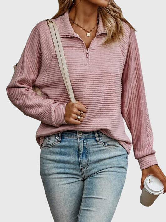 Abigail™ | Eleganter Pullover mit Reißverschluss