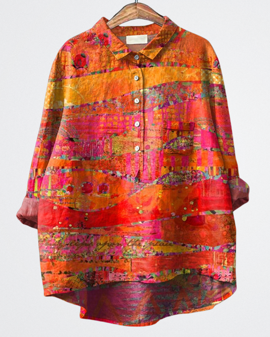 Catherine - Strahlendes Colorblock-Shirt