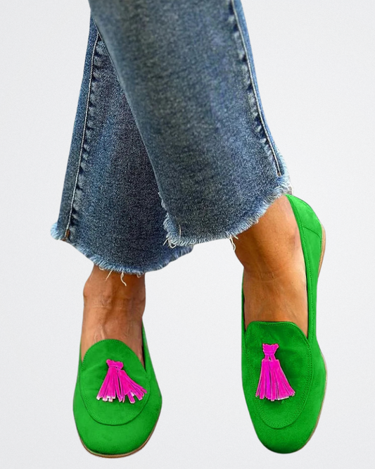 Penelope - Lebendige Wildleder Slipper