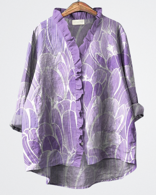 Clara - Bloom Leinenbluse