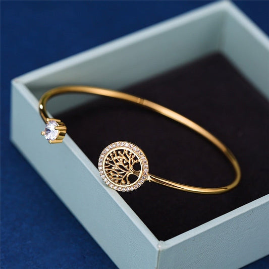 Clara - Verstellbares Baum-des-Lebens-Armband