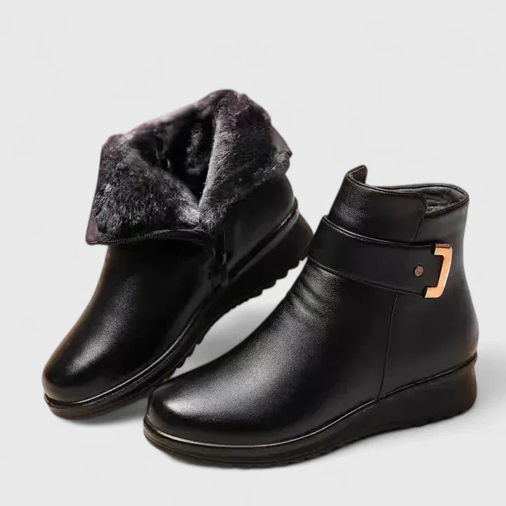 Rhovelyn - Plüsch Schneestiefel