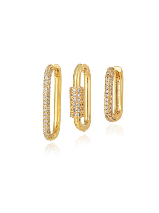 Barbara - Earring Set with Zirconia