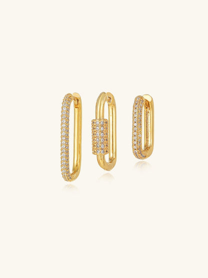 Barbara - Earring Set with Zirconia