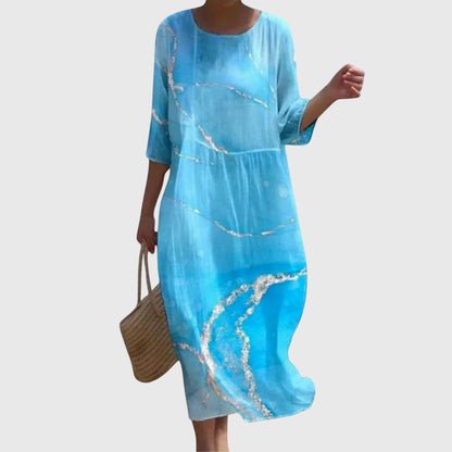 Hayley™ | Stilvolles Floral-Maxikleid