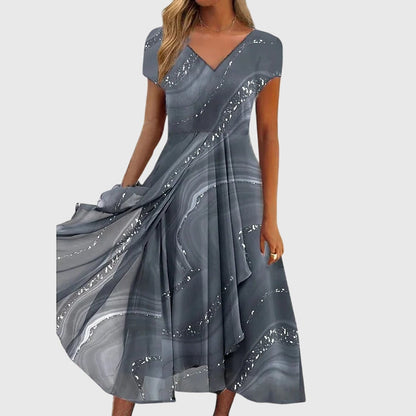 Aubrielle™ | Fließendes Midi-Kleid