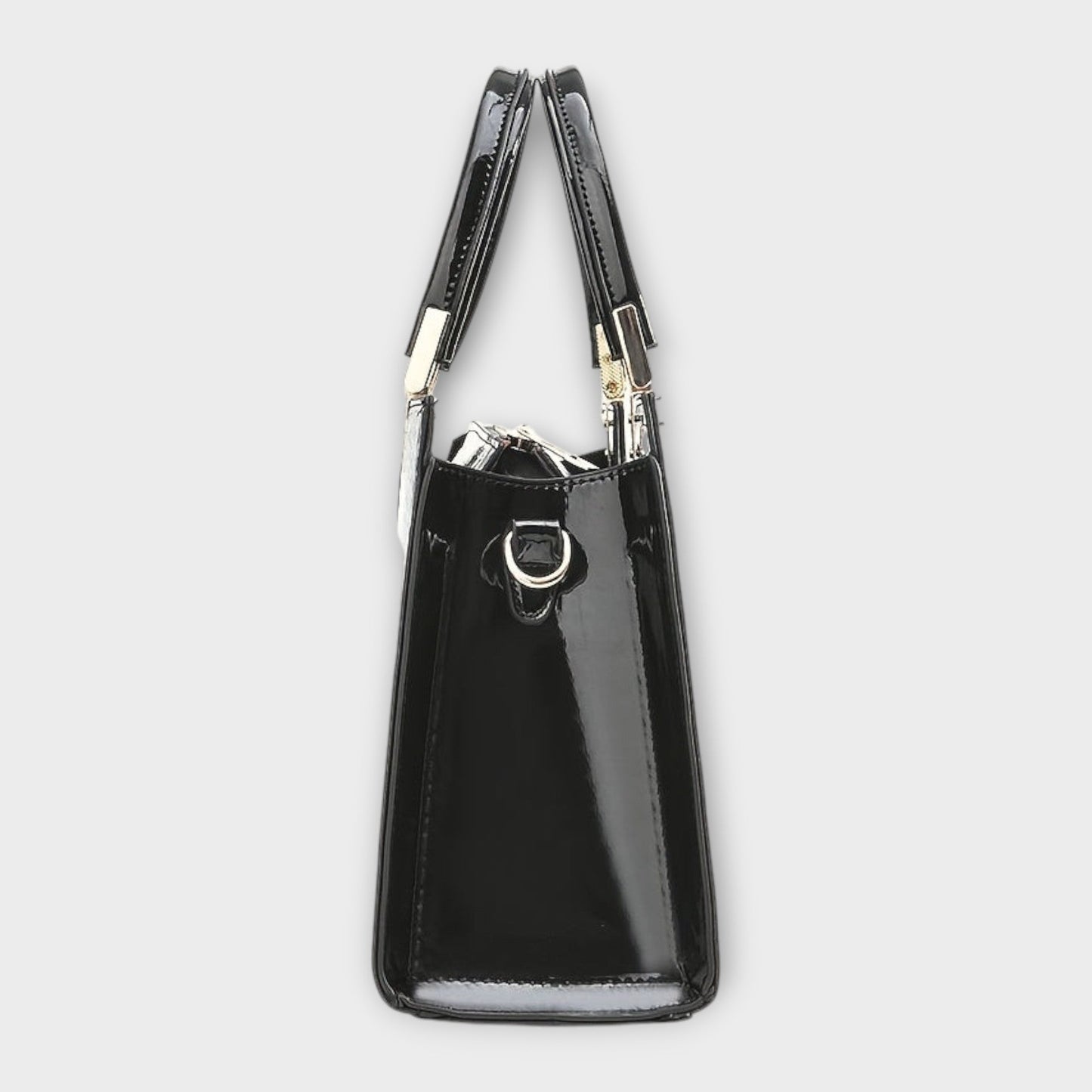 Olivia - Glänzende Krokodil-Muster Handtasche