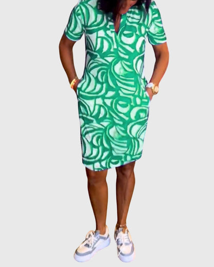 Elle™ | Schmeichelhaftes Avenue Walk Kleid